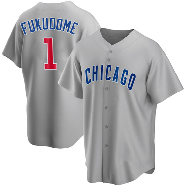 Gray Kosuke Fukudome Youth Chicago Cubs Road Jersey - Replica