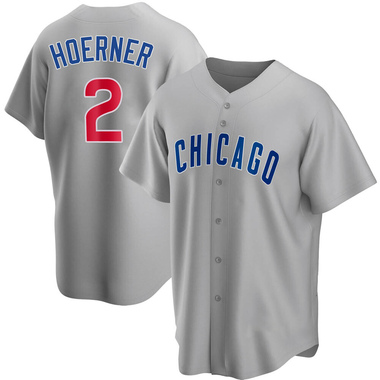 Gray Nico Hoerner Youth Chicago Cubs Road Jersey - Replica