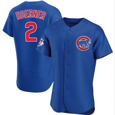 Royal Nico Hoerner Men's Chicago Cubs Alternate Jersey - Authentic Big Tall