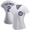 White Nico Hoerner Women's Chicago Cubs Home Jersey - Replica Plus Size